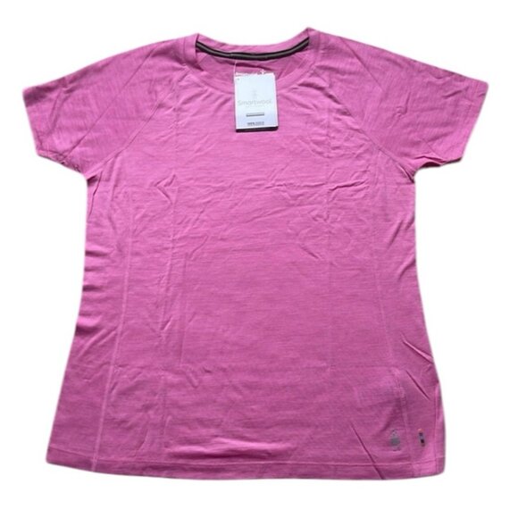 Smartwool Vibrant Pink Short Sleeve Tee - Picture 1 of 10